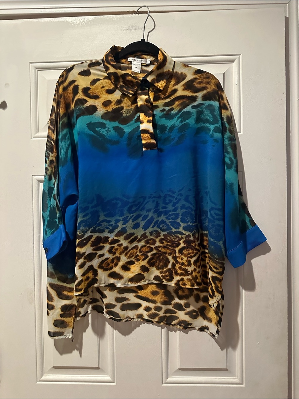 Feratelli Leopard & Aqua Ombre Tunic